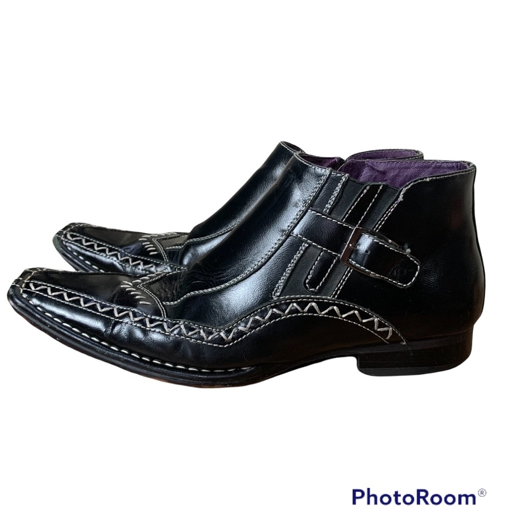 Vintage Giorgio Brutini Leather Ankle Boots size 7.5 - Picture 1 of 8